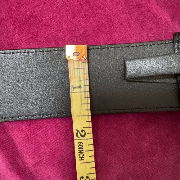 PHILIPP PLEIN Leather Belt Hexagon, Size 115 - Picture 17 of 17